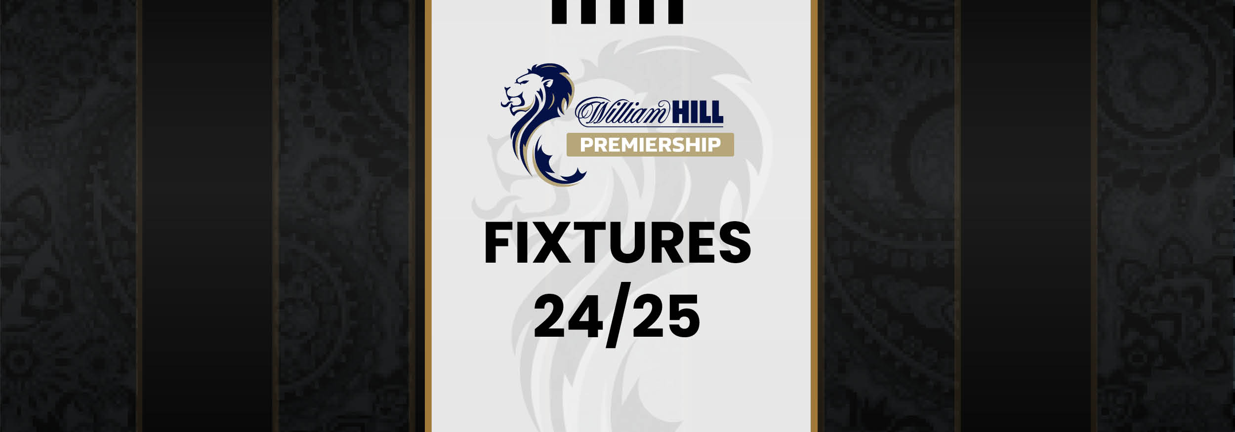 2024/25 William Hill Premiership fixtures announced